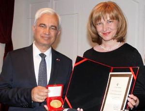 Jagiellonian University professor presented with a Turkish medal